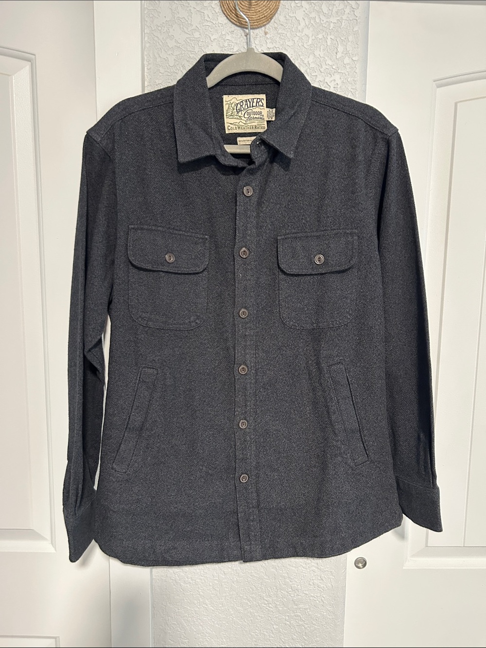 Grayers Charcoal Shirt Jacket M